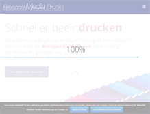 Tablet Screenshot of bmdruck.de